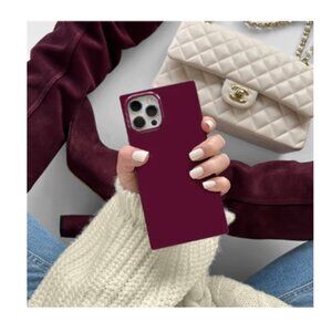 NIB SQUARE® Burgundy iPhone Case iPhone 17 Pro + MagSafe